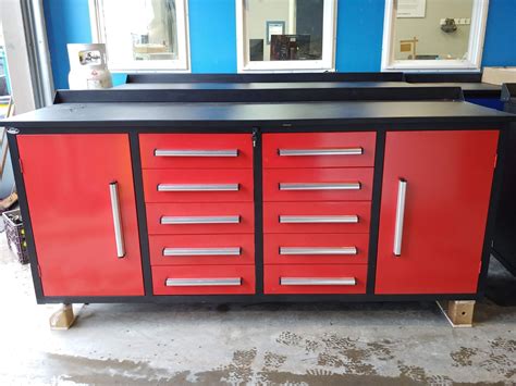 steel bench style cabinet|workbench drawer cabinets.